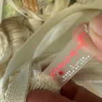 Free People Morning Rise Jumpsuit Cream Ribbed Colorful Cream Embroidered Size L Photo 3