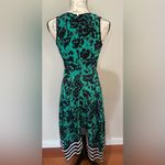 Shoshanna  Emmy Silk floral stripe‎ border dress sz 2 Photo 2