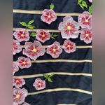 Anthropologie Maeve $258  Square Neck Slim Midi Dress Embroidered Floral Easter Photo 4