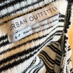 Urban Outfitters  Striped Knit Slim Short Sleeve Top Black White Size Small Photo 4