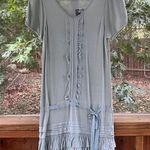 BCBG MaxAzria Women's Aquamarine Ruffled Knit Dress Size S. NEW WITH DEFECTS Photo 0