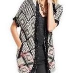 CAbi  cardigan sweater short sleeve southwestern boho button front pockets XXS Photo 1