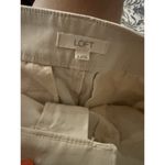Ann Taylor  Loft Riviera Slim Beige Pants Size 2 Double weave‎ Best Seller Photo 3