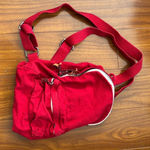 Brandy Melville  Red John Galt Fabric Mini Backpack Photo 0