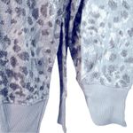 Aerie NWT Oversized Desert Grey Leopard Fleece Pullover Size Small Cozy Photo 8