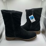 Eric Michael NWOB  Texas Women's Black Suede Ankle Boots Size 10-10.5 EU 41 1072 Photo 6