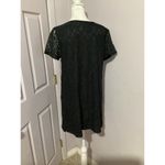 Lulus Lulu’s Clack Lace Bancroft Shift Mini Dress Short Sleeve M Photo 3