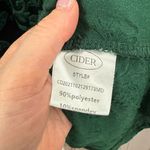 Cider Women’s Medium Green Velvet Halter Mini Dress Photo 1