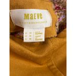 Anthropologie  Maeve Cosima Flouce Faux Suede Midi High Low skirt, size 14 Photo 4