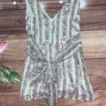 Passport Floral Tie Tank Top Size M Photo 1