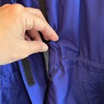 The North Face Blue and Black Hooded Windbreaker Jacket Women's Size Medium Photo 6