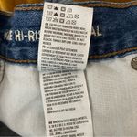 American Eagle Two Tone vintage Hi Rise Ripped Festival Cutoffs Jean shorts 8 Photo 9