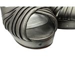 Stuart Weitzman Platform Slingback Peep-toe High Heels in Gunmetal Gray Size 8.5 Photo 7