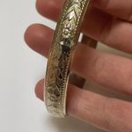 Whiting & Davis Vintage  Bangle Bracelet Flower Design Photo 11