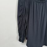 We The Free Free People Care FP Serenade Long Sleeve Tee Women XS Black Off the Shoulder NWT Photo 10