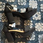 Torrid Black Platform Block Heels Sandals 6.5WW Photo 0