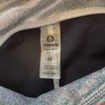 NWT! Women’s MONO B silver holographic biker shorts Medium Photo 3