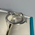 Infinity Symbol Simulated Diamond Silver Ring CZ Size 6 Photo 7