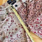 Lucky Brand Floral + Paisley Charlie Skinny Jeans, Cream, Colorful, Size 2 Photo 13