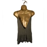Jolie Flowy Tank Top Dark Olive Green Small Photo 4