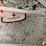 Tuckernuck  Linen Hydrangea print Midi Dress | Cottagecore Garden Party | Medium Photo 3