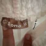 Ci Sono  White Textured Pants Photo 1