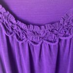 East 5th  Rich Purple Blouse with Ruffled Neckline xl Photo 1