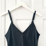 ALC Frank ALC Black V Neck Adjustable Strap Viscose Classic Tank Shell Base Layer Women 10 Photo 1