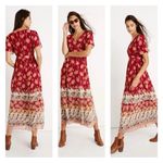 Madewell  Tulip-Sleeve Maxi Dress in Tall Sunflowers Bright Sz 6 Photo 1