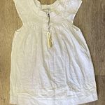 Telluride Clothing Co. White Baby Doll Top Medium New Photo 0