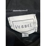 Vessel Black Embroidered Hooded Hoodie Long Sleeve Sweater Sweatshirt Top Size S Photo 2