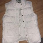 White Puffer Vest Photo 0