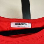 Maxi Dress Large Rayon Stretch Soft Flowy Basic Casual Knit Loungewear Travel Red Photo 2