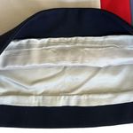 Prada EUC Vintage Colorblock Wool Skirt With Buckled Belt Size Small Photo 4