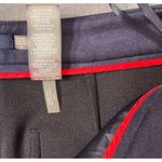 Tommy Hilfiger  Faux Suede Berkeley Ankle Pants Womens 2 Navy Blue Stretch Preppy Photo 6