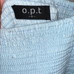 o.p.t Athena Cinderella Light Blue Puff Sleeve Smocked Midi Dress Size S Photo 8