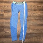 Muscle Nation  Seamless Women’s Medium Blue Leggings Photo 2