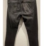 MOTHER Denim MOTHER The Looker Ankle Skinny Black Jeans Photo 3