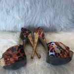 Chinese Laundry  multicolor‎ animal platform cork Heels Women’s Size 8 Photo 6