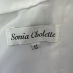 Sonia Cholette Elegant White Strapless Wedding Dress Size 10 Photo 10