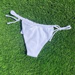 Princess Polly NWT  White Textured Bikini Bottoms Photo 2