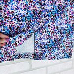 Margaret M Slimming Multicolor Floral Pencil Skirt Size S Blue Photo 4