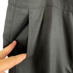 Ann Taylor  Black Button Front Lined Straight Above Knee Dressy Skirt Size 14 Photo 2