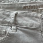 American Eagle  Outfitters White Low Rise Shortie Jean Shorts Photo 5