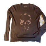Zadig & Voltaire Zadig Voltaire Skull Sequin Cashmere Crewneck Sweater Black Size M Photo 0