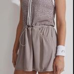 Varley Lagoda Womens Tennis Dress Taupe Cluster Leopard large Photo 3