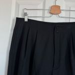 NYDJ Frisco Wide Leg Crop Pants in Black Pleated Size 12 Photo 9
