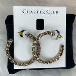 Charter Club  Earrings with green accents Photo 0
