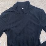 H&M Ribbed Mock Neck Long Sleeve Crop Top Photo 2