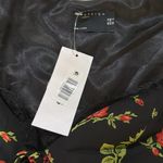 ASOS DESIGN Eyelash Lace Insert Skater Mini Dress - Rose Floral Photo 8